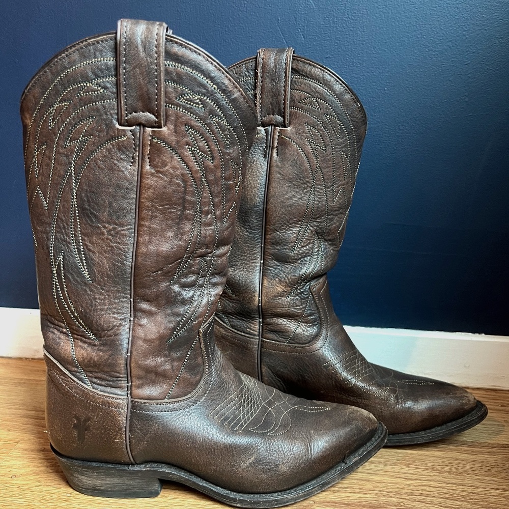 Frye Billy Cowboy Boots Size 7 1/2